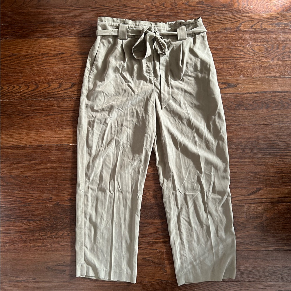 Khaki Green Express Elastic Pants